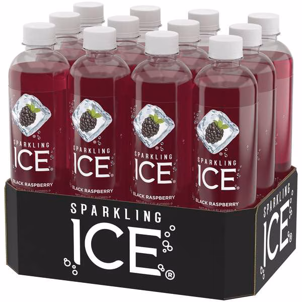 Sparkling Ice Black Raspberry Sparkling Water 17 oz. Bottle, PK12